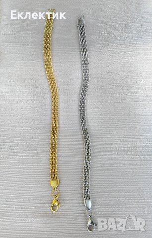 Унисекс гривни от стомана, снимка 6 - Гривни - 37306238