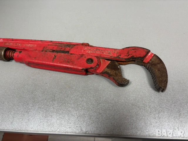 Голям, здрав! Тръбен ключ Rothenberger двураменен с S-челюсти 2 ", 520 мм, 45 °, снимка 7 - Ключове - 53221637