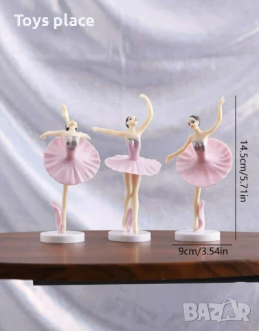 Нови комплект фигурки балерини, декларация балет, снимка 3 - Фигурки - 50722998