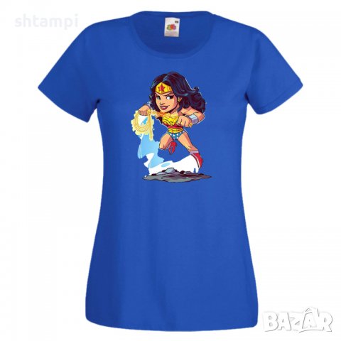Дамска тениска DC Wonder Star Wars Игра,Изненада,Подарък,Геймър, , снимка 5 - Тениски - 36788645