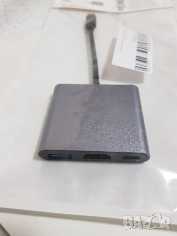 USB hub към HDMI и USB 3 , УСБ хъб хдми, PD ,  лаптоп смартфон, снимка 1 - Други - 42950147