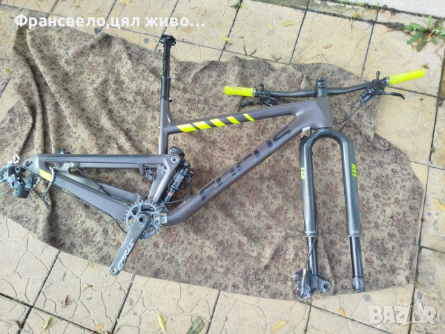 29 цола карбон сет за велосипед колело за ремонт или части, пукнат триъгълник focus 01E, снимка 5 - Части за велосипеди - 52174679