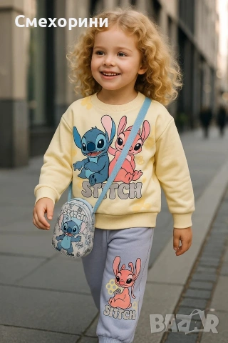 Комплект Стич за момиченце с ръст 128см, снимка 3 - Детски комплекти - 53020810