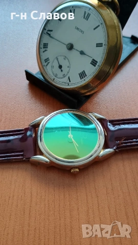 18k Gold Charles Delon, огледално стъкло, нова AGFA батерия. , снимка 3 - Мъжки - 53606554