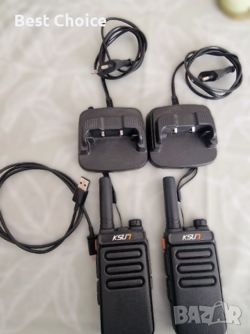 Уоки токи преносими двупосочни радиостанции KSUN X65, снимка 5 - Друга електроника - 52424500