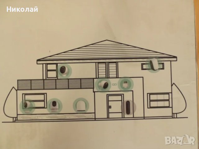 WUUK Wireless solar Cam Pro 2kit+Звънец+Базова станция, снимка 14 - IP камери - 49117269