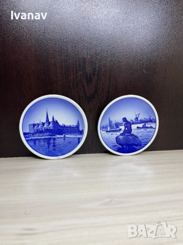 Декоративни чинийки от скандинавски порцелан 1936г.