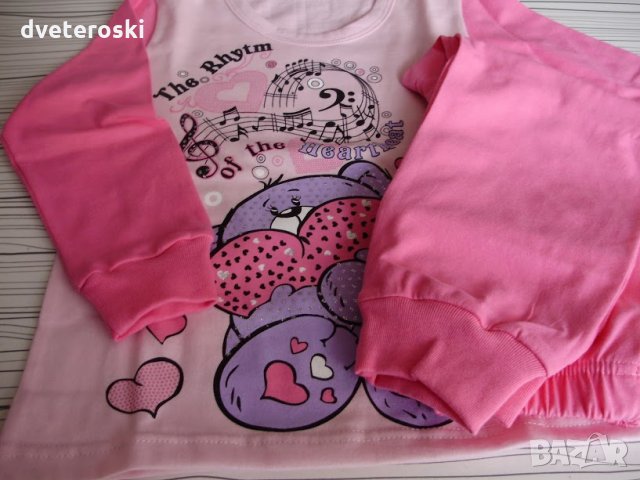 Детска пижама с дълъг ръкав за момиче Ръст 104, снимка 7 - Детски пижами - 9865811
