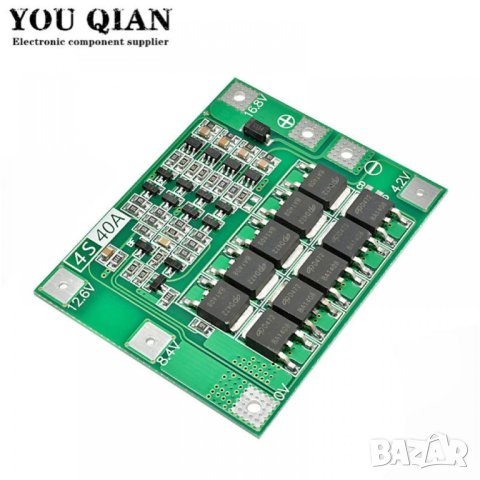Модул за защита на батерия 4S 40A BMS, снимка 1