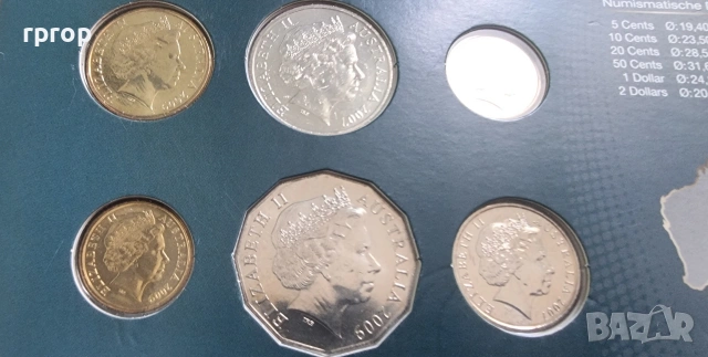 Австралия.
5, 10, 20 ,50 цента 1 и 2 долара
UNC., снимка 11 - Нумизматика и бонистика - 49168807