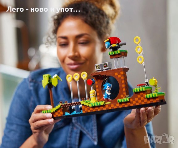 НОВО LEGO Ideas - Соник, Зелена хълмиста зона 21331, снимка 5 - Конструктори - 43439413