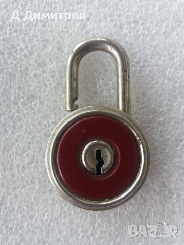 Оригинален стар катинар Delta от 70те., снимка 2 - Антикварни и старинни предмети - 40039067