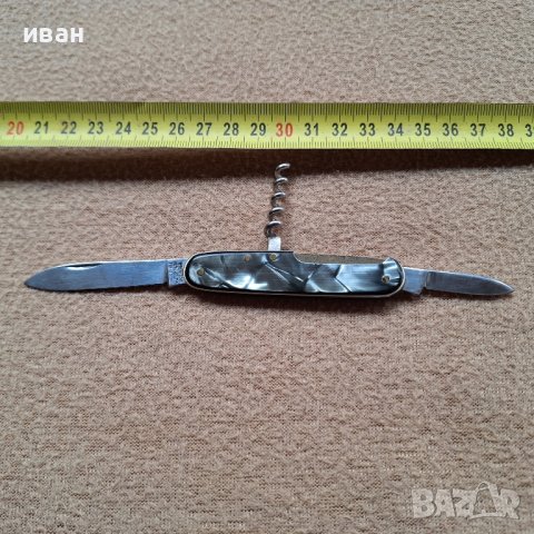 Германски джобен нож-Solingen , снимка 6 - Антикварни и старинни предмети - 43464207