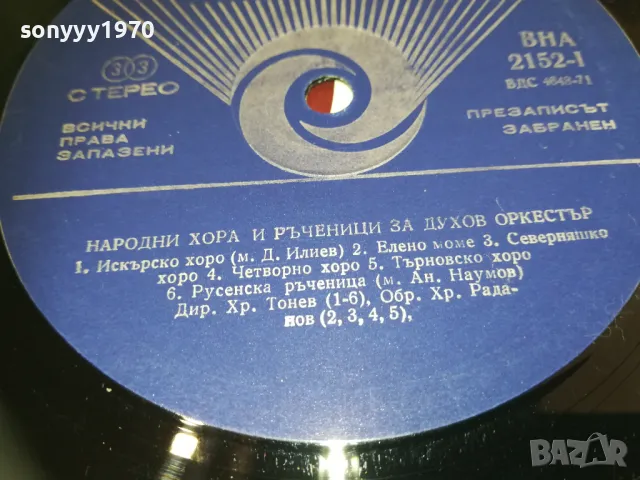 НАРОДНИ ХОРА И РЪЧЕНИЦИ 2410241636, снимка 13 - Грамофонни плочи - 47705693