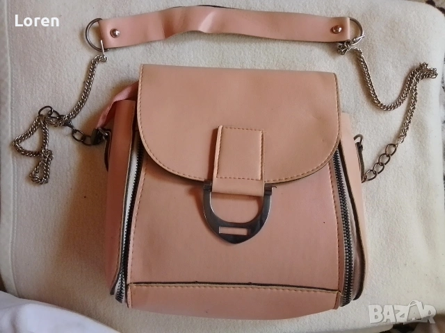 Чанта цвят пепел от рози 