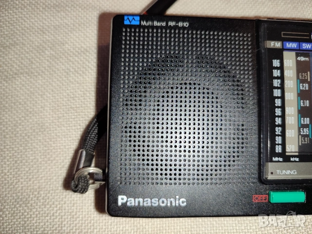 Използвано радио Panasonic RF-B10 FM/SW/MW World Radio Band Receiver., снимка 13 - Радиокасетофони, транзистори - 53557220