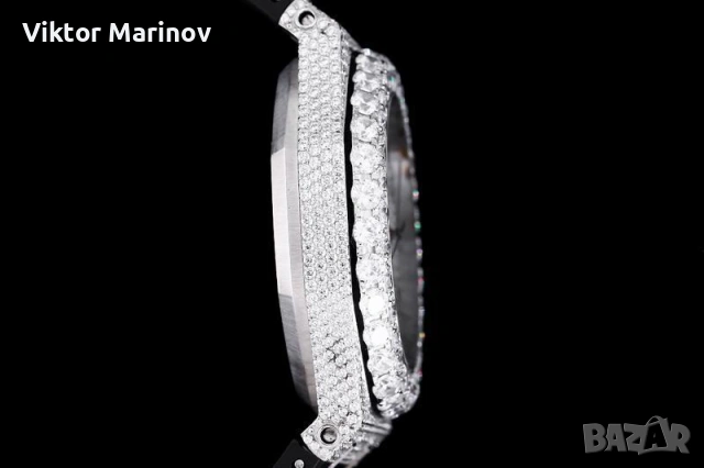 Audemars Piguet Royal Oak – Висок клас реплика, Automatic, Диаманти, снимка 2 - Мъжки - 53223577