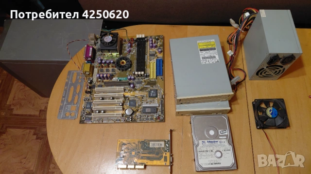 Дънна платка  Iwill XP333-R, ддр-400 с задна планка, снимка 5 - Дънни платки - 53405170