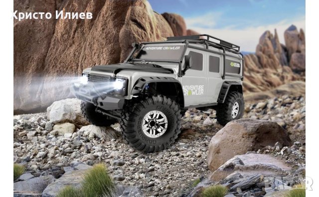 Акумулаторен Джип Кола Автомобил 4х4 Мощен мотор RC с Батерия зарядно 1:10, снимка 6 - Коли, камиони, мотори, писти - 43512218