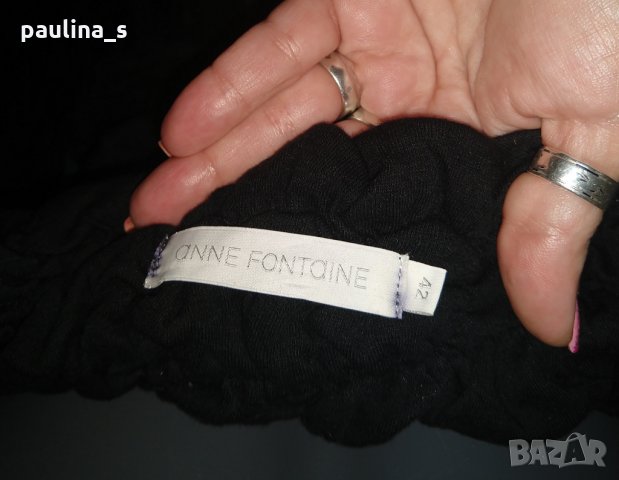 Шармантна дизйнерска блуза тип туника с открити рамене"ANNE FONATAINE", снимка 8 - Блузи с дълъг ръкав и пуловери - 28248358