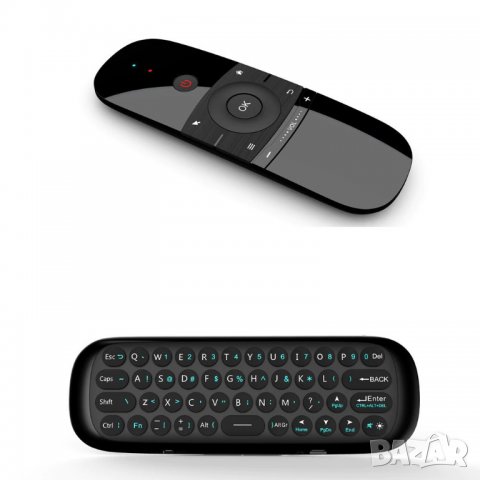 Клавиатура и мишка за телевизор - Безжична - код W1, снимка 1 - Дистанционни - 28260827