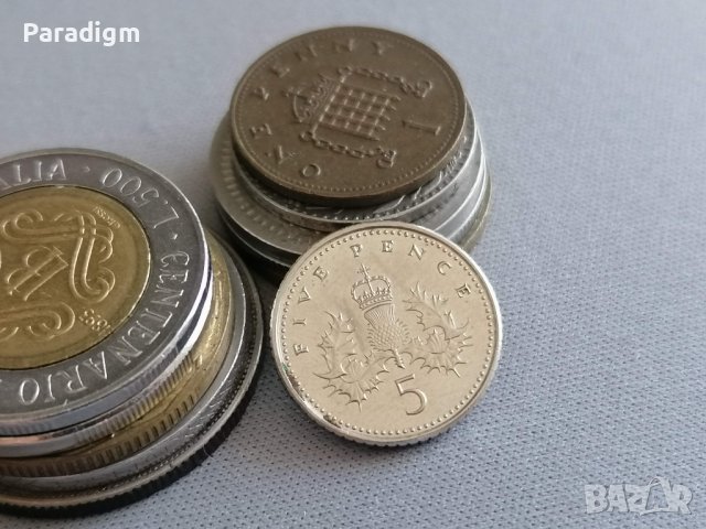 Монета - Великобритания - 5 пенса | 2007г., снимка 1 - Нумизматика и бонистика - 39147768