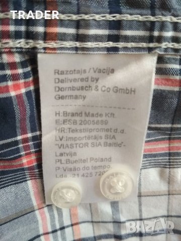 Мъжка риза къс ръкав CAMEL ACTIVE , 100% памук, размер М, снимка 16 - Ризи - 33481275