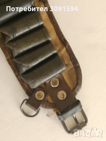  Стар автентичен Авджийски колани патрондаши  естествена кожа    , снимка 8 - Антикварни и старинни предмети - 43584600