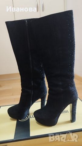 Италиански официални ботуши -LUCIANO BARACHINI, снимка 3 - Дамски ботуши - 43583550