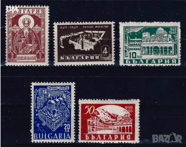 България 1946 - Рилски манастир MNH