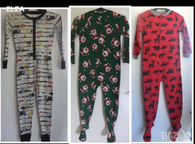 Памучнa и поларени пижамки за 6 години