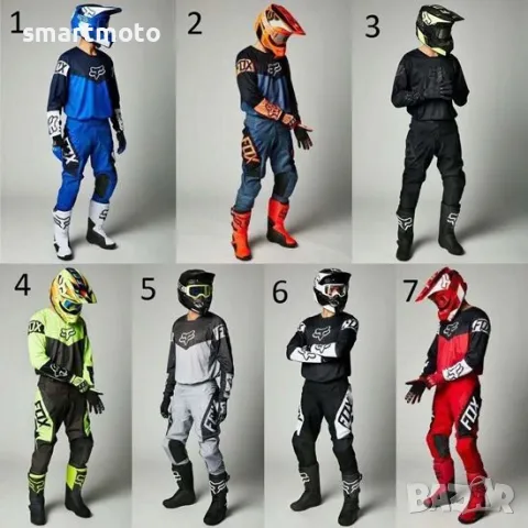 МОТОКРОС ЕКИП FOX комплект джърси + панталон, снимка 1