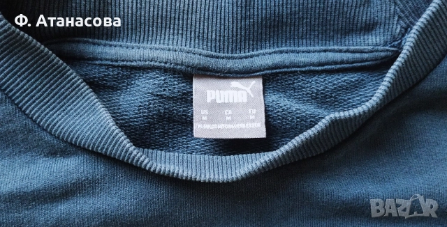 Къса спортна блуза Пума / Puma, размер М-L, оригинална, перфектна, снимка 5 - Блузи с дълъг ръкав и пуловери - 51877191