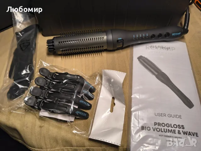 Керамична четка за маша Revamp Progloss Volume & Wave, 3,25 см

, снимка 4 - Маши за коса - 50168128