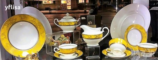 СЕРВИЗ ЗА СЪДОМИЯЛНА МАШИНА - КОСТЕН ПОРЦЕЛАН , снимка 3 - Сервизи - 28275877