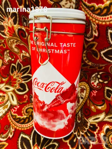 Нови оригинални коледни големи метални кутии на Coca Cola Кока кола, снимка 1 - Кутии за храна - 48377155