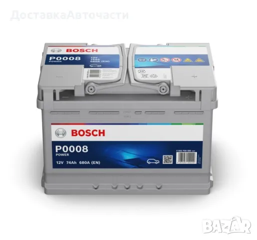 Акумулатор Bosch 74Ah 0 092 P00 080, снимка 1