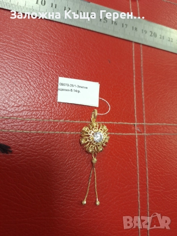 Златна висулка 5,14гр.14к, снимка 2 - Колиета, медальони, синджири - 52989390