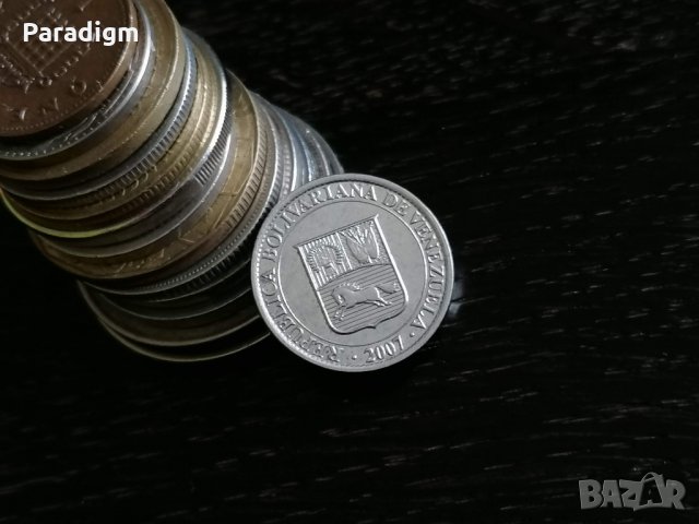 Mонета - Венецуела - 25 сентима | 2007г., снимка 2 - Нумизматика и бонистика - 29018973