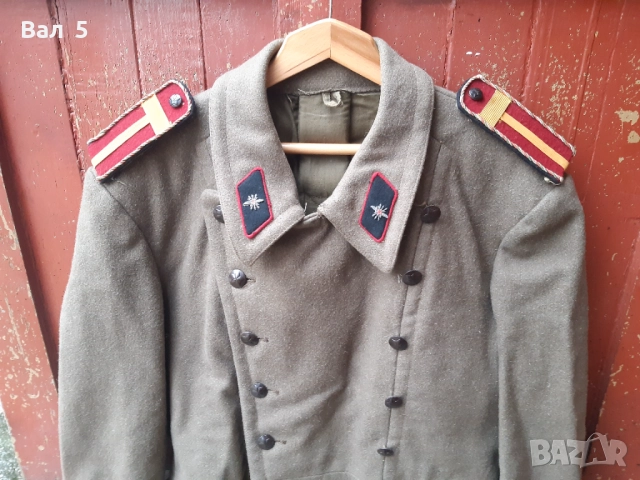 Шинел - старшина свързочник - соц . БНА , НРБ, снимка 2 - Антикварни и старинни предмети - 52827369