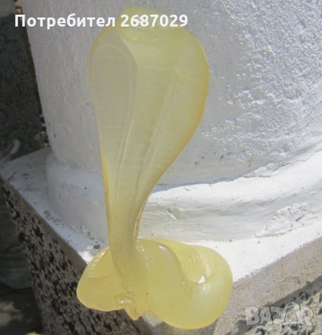 Фосфоресцираща и променяща цвета си змия - кобра фигура пластика статуетка, снимка 8 - Статуетки - 33517776
