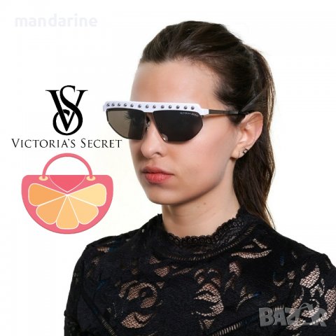 VICTORIA'S SECRET 🍊 Дамски огледални слънчеви очила WHITE MIRRORED нови с кутия