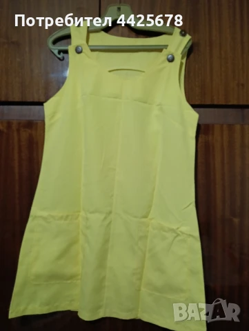 дамска жълта рокля, снимка 3 - Рокли - 51379259