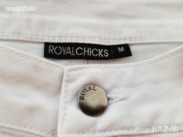 Бели дънкови панталони М-Л, снимка 3 - Къси панталони и бермуди - 29049453