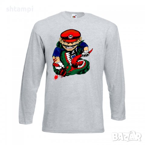 Мъжка тениска Mario VS Monster Игра,Изненада,Подарък,Празник,Повод, снимка 10 - Тениски - 37236598