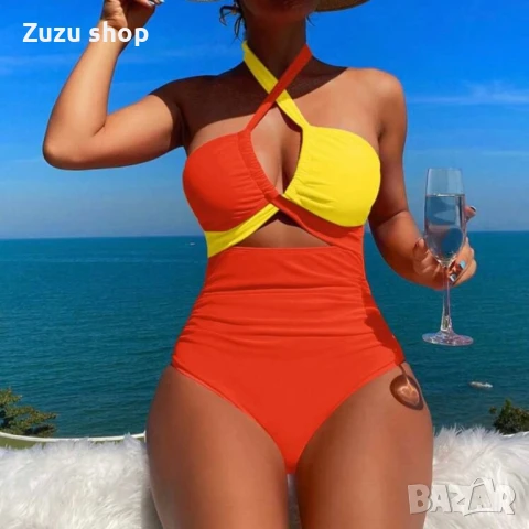 Дамски бански в различни цветове, снимка 16 - Бански костюми - 50755383