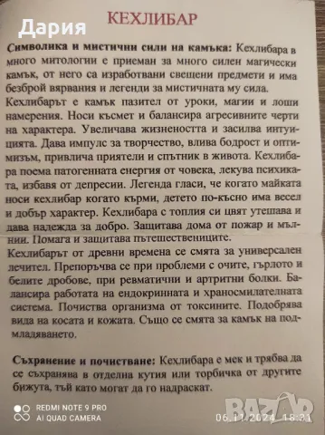 Гривна от кехлибар , снимка 2 - Гривни - 47868107