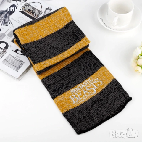 Шал Хафълпаф - от Хари Потър/Fantastic beasts, снимка 6 - Шалове - 52799329