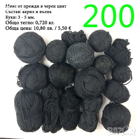 Евтини прежди в малки количества - нови и остатъци , снимка 4 - Други - 52042441