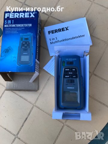 Ferrex Германия 5v1 - Лазерен детектор, снимка 5 - Други инструменти - 39955702